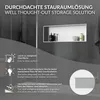 LuxeBath Nástenná výklenka z nehrdzavejúcej ocele, 90x30x10 Náhľad obrázku produktu 4