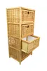A wicker chest of drawers with one drawer pulled out. Podgląd zdjęcia produktu