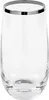 FINK Longdrinkglas Platinum - silber-transparent - H. 14cm Produktbild-Vorschau 1