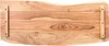Tischplatte 100x40 cm Emilio, Holzplatte Akazienholz massiv Produktbild-Vorschau 4