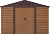 Gartenhaus aus Metall, verzinkter Stahl, Holzoptik - 11,75 Produktbild-Vorschau 1