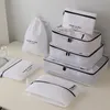 INF 7-elementowy zestaw kostek do pakowania w podróż - Podgląd zdjęcia produktu 1