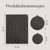 Diagram showing the dimensions of different sizes of induction hob covers. Anteprima dell’immagine prodotto
