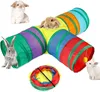Hase Tunnel und Rohr zusammenklappbar 3-Wege Kaninchen Produktbild-Vorschau 1