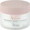 A white jar of Avène BODY moisturizing melt-in balm with a pink lid, set against a white background. Náhled obrázku produktu