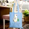 Mr. & Mrs. Panda Tote Bag Sommelier Herz - Sky Blue - Produktbild-Vorschau 4