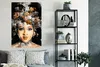MuchoWow® Poster Zeitungen - Frauen - Blumen 80x120 cm - Produktbild-Vorschau 4