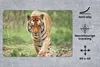 MuchoWow® Schreibtischunterlage Tiger - Wald - Laufen 60x40 Produktbild-Vorschau 2