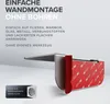 Edelstahl Badregal silber ohne Bohren Produktbild-Vorschau 5
