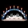 Hubrig - Wiki -Schwibbogen 9 flammig, elektrisch beleuchtet Produktbild-Vorschau 1
