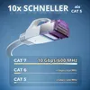 deleyCON 30m Flaches Cat7 Netzwerkkabel RJ45 10 Gbit/s LAN Produktbild-Vorschau 2
