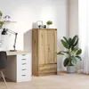 vidaXL Szafka z szufladą dąb Artisan 55,5x34x119,5 cm Podgląd zdjęcia produktu 1