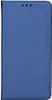 A blue flip case for a smartphone, shown closed. Produktbild-Vorschau