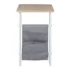 Laptoptisch 'Dyrøy' 56x48x37cm  Weiß / Eiche Produktbild-Vorschau 5