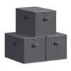 SONGMICS Skládací úložné boxy se zabudovanými rukojeťmi, Náhled obrázku produktu 1