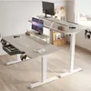 Hilodesk Bureau 140cm Bureau réglable en hauteur,à 4 Voir les images du produit 1
