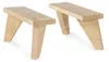 Pieds d'étagère en bois massif - Dinamic, lot de 2 pieds de Voir les images du produit 1