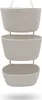 Stoff Hängekorb weiß mit 3 Etagen - 105 x 31 cm - Produktbild-Vorschau 1