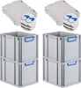 SuperSparSet 4x Eurobox NextGen Color mit Scharnierdeckel Produktbild-Vorschau 1