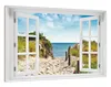 Wallario Wandbild mit Fenster-Illusion: Auf dem Sandweg zum Produktbild-Vorschau 2
