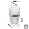 BigDean 2 Stück hohe doppelwandige Latte Macchiato Gläser Produktbild-Vorschau 3
