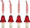 Décorations de Noël en verre Champignon Set de 4 boules de Voir les images du produit 5
