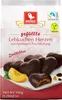 Weiss Lebkuchen Herzen mit Zartbitterschokolade überzogen Produktbild-Vorschau 4