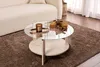 Skye Decor, Clara - Travertine, transparent, table basse, Voir les images du produit 1