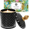 Edle Duftkerzen im Glas, schwarze Kerze, Geschenk für Produktbild-Vorschau 2