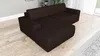Ecksofa TOTI mit Schlaffunktion. Farbe: Dunkelbraun 26. Produktbild-Vorschau 4