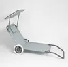 Chaise longue à roulettes avec toit Chaise longue pliante Voir les images du produit 21