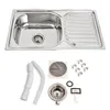 MIDORI® Edelstahl Spüle reversible Küchenspüle Einbauspüle Produktbild-Vorschau 4