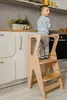 Torre didattica per bambini Moon, aiuto cucina regolabile Anteprima dell’immagine prodotto 2