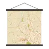 MuchoWow® Textilposter Fürth - Karte - Stadtplan - Vintage Produktbild-Vorschau 1
