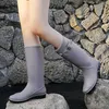 Buty gumowe damskie Lvptsh – wygodne kalosze, botki, kolor Podgląd zdjęcia produktu 5