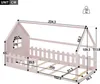 MODFU Kinderbett 90x200 cm Jugendbett mit Rausfallschutz, Produktbild-Vorschau 7
