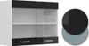 Küchenglasschrank Vicco R-Line Schwarz Hochglanz 80 cm, Produktbild-Vorschau 6