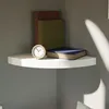 Eckregal Wandregal Bücherregal Schweberegal Weiß Regal MDF Produktbild-Vorschau 2