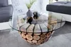 riess-ambiente Table basse artisanale PURE NATURE 70cm teck Voir les images du produit 5