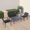 Mondeer Gartenmöbel 4er Set Sitzgruppe Balkonset 4 Personen Produktbild-Vorschau 11