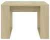 vidaXL Bočný stolík Sonoma Oak 50x50x35 cm odvodený výrobok Náhľad obrázku produktu 4