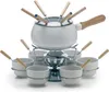 Excelsa Fondue-Set 22 Stück Convivio Stahl 38,5xH21,5x32,5 Produktbild-Vorschau 1