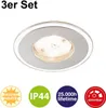 Briloner LED Einbauleuchten, Aluminium 3er Set Produktbild-Vorschau 2