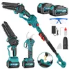 Akku Hochentaster  4in1 Akku Gartenset Bürstenloser Motor 6 Produktbild-Vorschau 1
