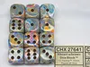 Chessex Festive Lebhaft/Braun D6 16mm Würfel Set 12 Stück Produktbild-Vorschau 1