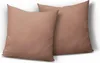 2er Set Kissenbezug Kissenhülle Dekokissen 40x40cm beige Produktbild-Vorschau 1