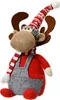 Polyester-Rentier grau mit Hut - Duo-Pack - 30cm Produktbild-Vorschau 5