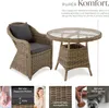 tectake® Aluminium Rattan Sitzgruppe Zürich wetterfest und Produktbild-Vorschau 3