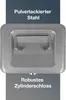 Geldkassette abschließbar (kompakt, 15 cm) Silber, 2 Produktbild-Vorschau 4