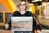 MuchoWow® Laptop Aufkleber Sticker Cover Nebel - Gold - Produktbild-Vorschau 5